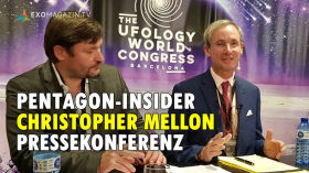 UFO-Pressekonferenz mit Geheimdienst-Insider Christopher Mellon (Ufology World Congress 2022) by ExoMagazinTV